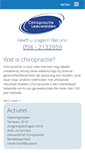 Mobile Screenshot of chiropractieleeuwarden.nl